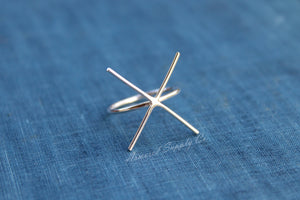 Slim Claw Prong Raw Stone Ring Blank, Raw Stone Setting, Wholesale Ring, Design Your Ring, DIY Jewelry, Silver Ring Blanks, Jewelry Supplies