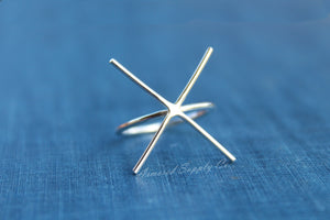 Slim Claw Prong Raw Stone Ring Blank, Raw Stone Setting, Wholesale Ring, Design Your Ring, DIY Jewelry, Silver Ring Blanks, Jewelry Supplies