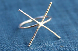 Slim Claw Prong Raw Stone Ring Blank, Raw Stone Setting, Wholesale Ring, Design Your Ring, DIY Jewelry, Silver Ring Blanks, Jewelry Supplies