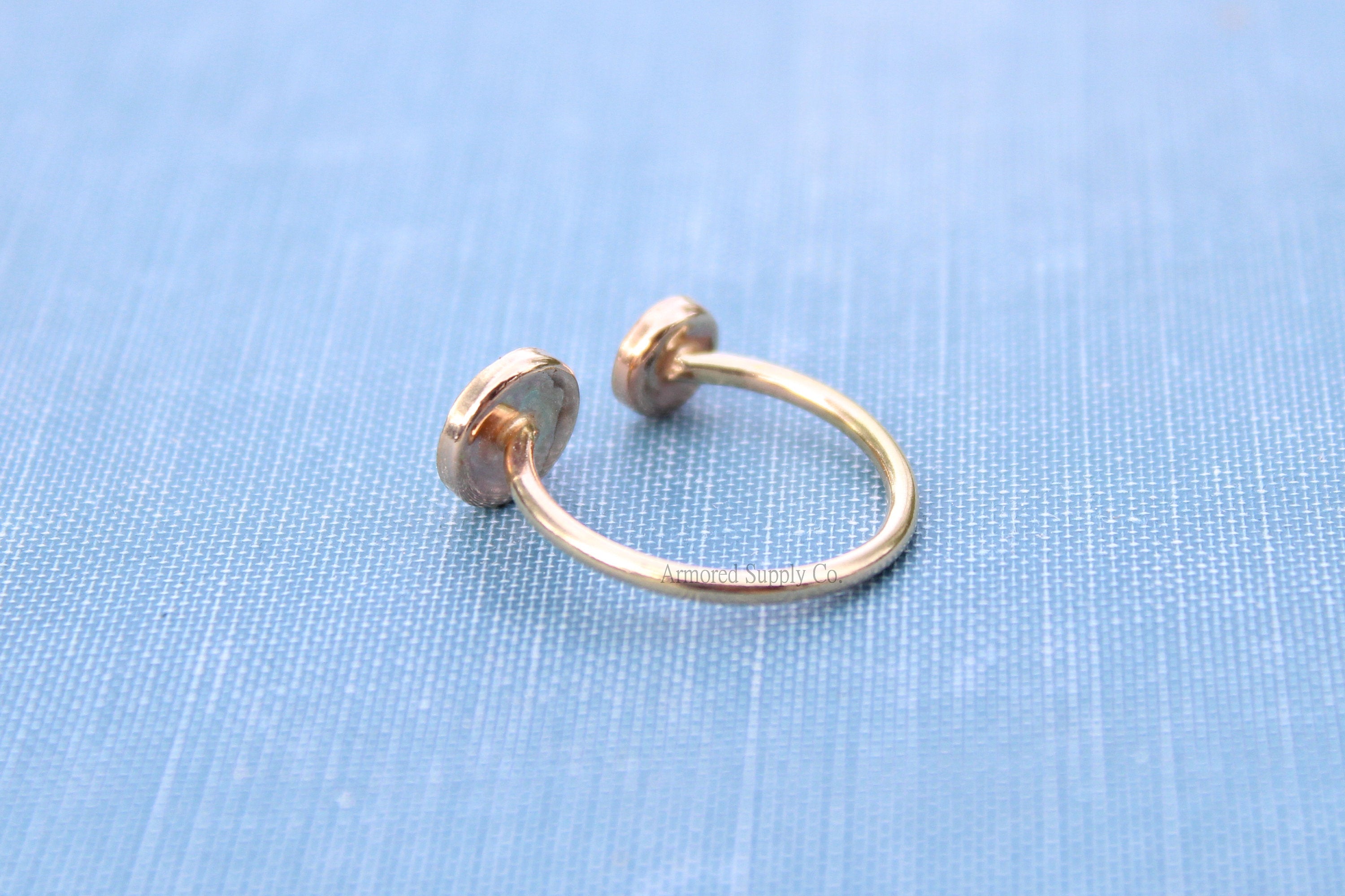 Gold Filled Open Adjustable Bezel Cup Ring blank, Round Cabochon, Breast Milk DIY jewelry supplies, build your own ring, wholesale jewelry