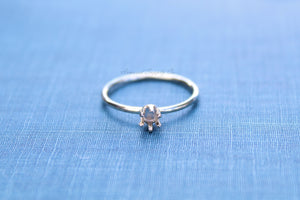 4mm Snap-in Bezel Ring blank, Faceted Ring, Faceted Stone Setting Ring, DIY jewelry supplies, build your ring, wholesale jewelry, diy ring
