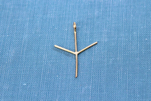 Gold Filled 3 Prong Claw Raw Stone Pendant Blank, Wholesale Blanks, Rose Gold Pendant, Pendant, DIY Jewelry, Gold Blank, Jewelry Supplies