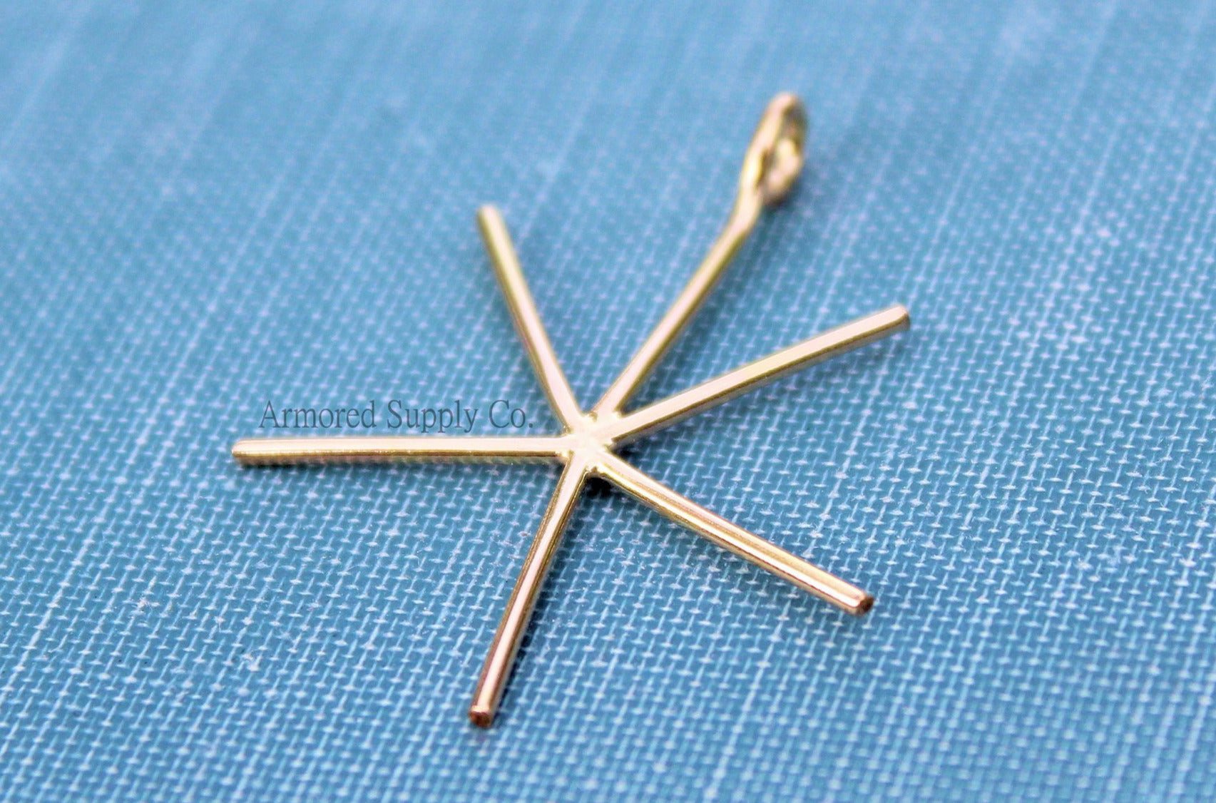 Gold Filled 5 Prong Claw Raw Stone Pendant Blank, Wholesale Blanks, Rose Gold Pendant, Pendant, DIY Jewelry, Gold Blank, Jewelry Supplies