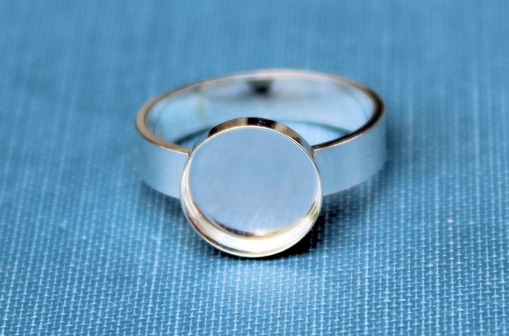 16mm Bezel Cup Ring blank Style 4 Armored Supply Co