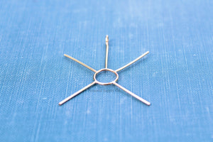 Gold Freeform Claw Prong Pendant Blank, Raw Stone 4 Prong Setting, Wholesale Blanks, Pendant, DIY Jewelry, Silver Blanks, Jewelry Supplies