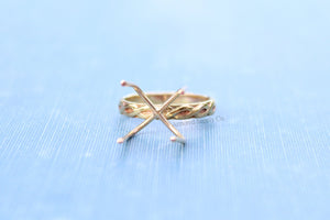 Gold Infinity Claw Prong Ring Blank, Raw Stone Claw Ring Setting, Celtic Ring, Wholesale Ring, Design Ring, DIY Jewelry, Jewelry Supplies