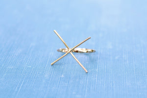 Gold Claw Ring Blank, Twist Band, 4 Prong Gold Band, Raw Stone Setting, Wholesale Rings, DIY Jewelry, Gold Ring Blanks, Jewelry Supplies