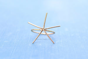 Gold Claw Rope Ring Blank, 5 Prong Raw Stone, Ring Setting, Wholesale Ring, Design Your Ring, DIY Jewelry, Ring Blanks, Jewelry Supplies