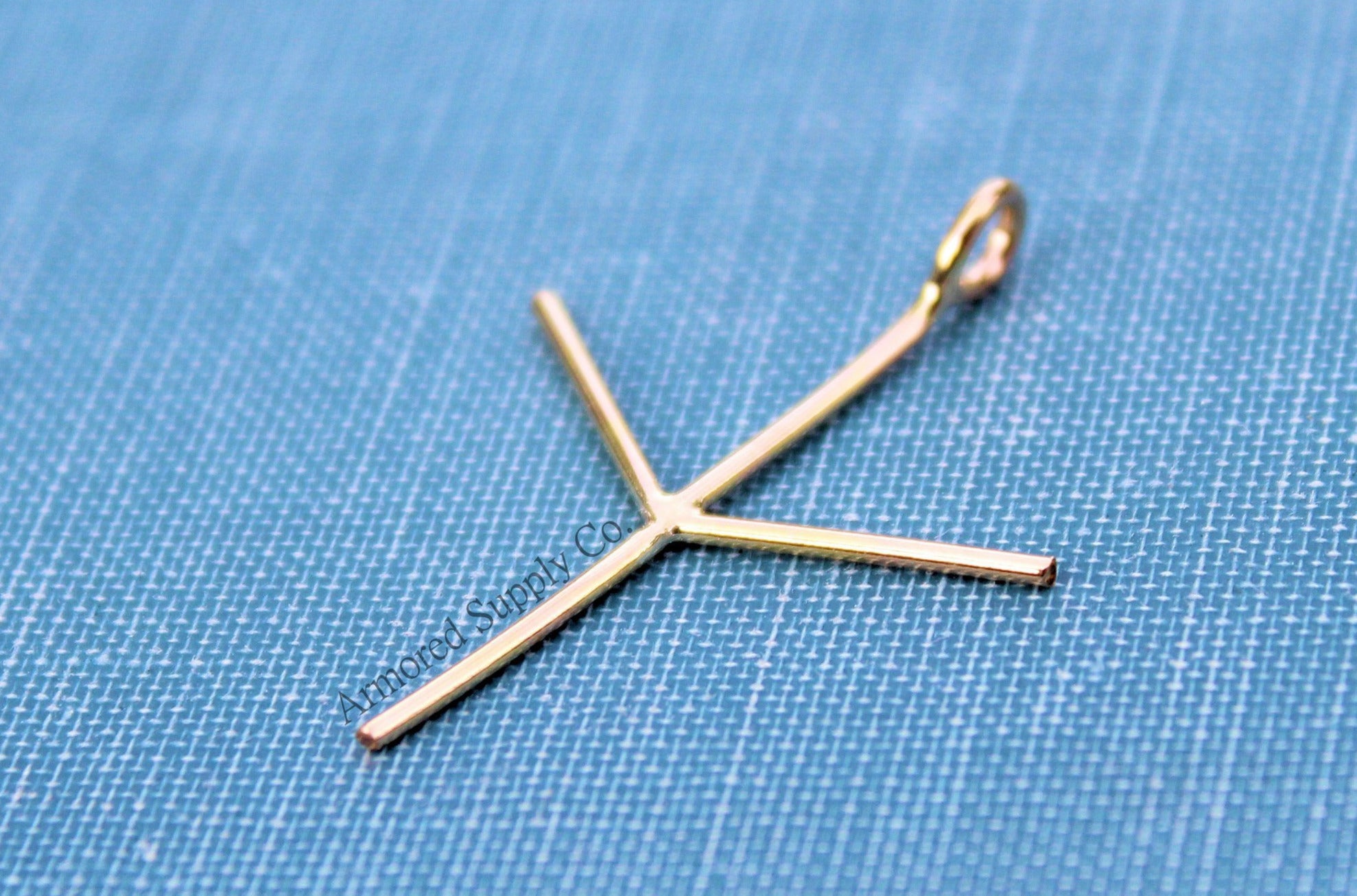Gold Filled 3 Prong Claw Raw Stone Pendant Blank, Wholesale Blanks, Rose Gold Pendant, Pendant, DIY Jewelry, Gold Blank, Jewelry Supplies