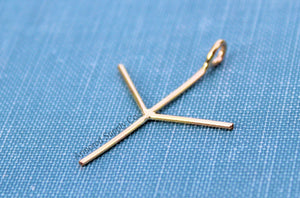 Gold Filled 3 Prong Claw Raw Stone Pendant Blank, Wholesale Blanks, Rose Gold Pendant, Pendant, DIY Jewelry, Gold Blank, Jewelry Supplies