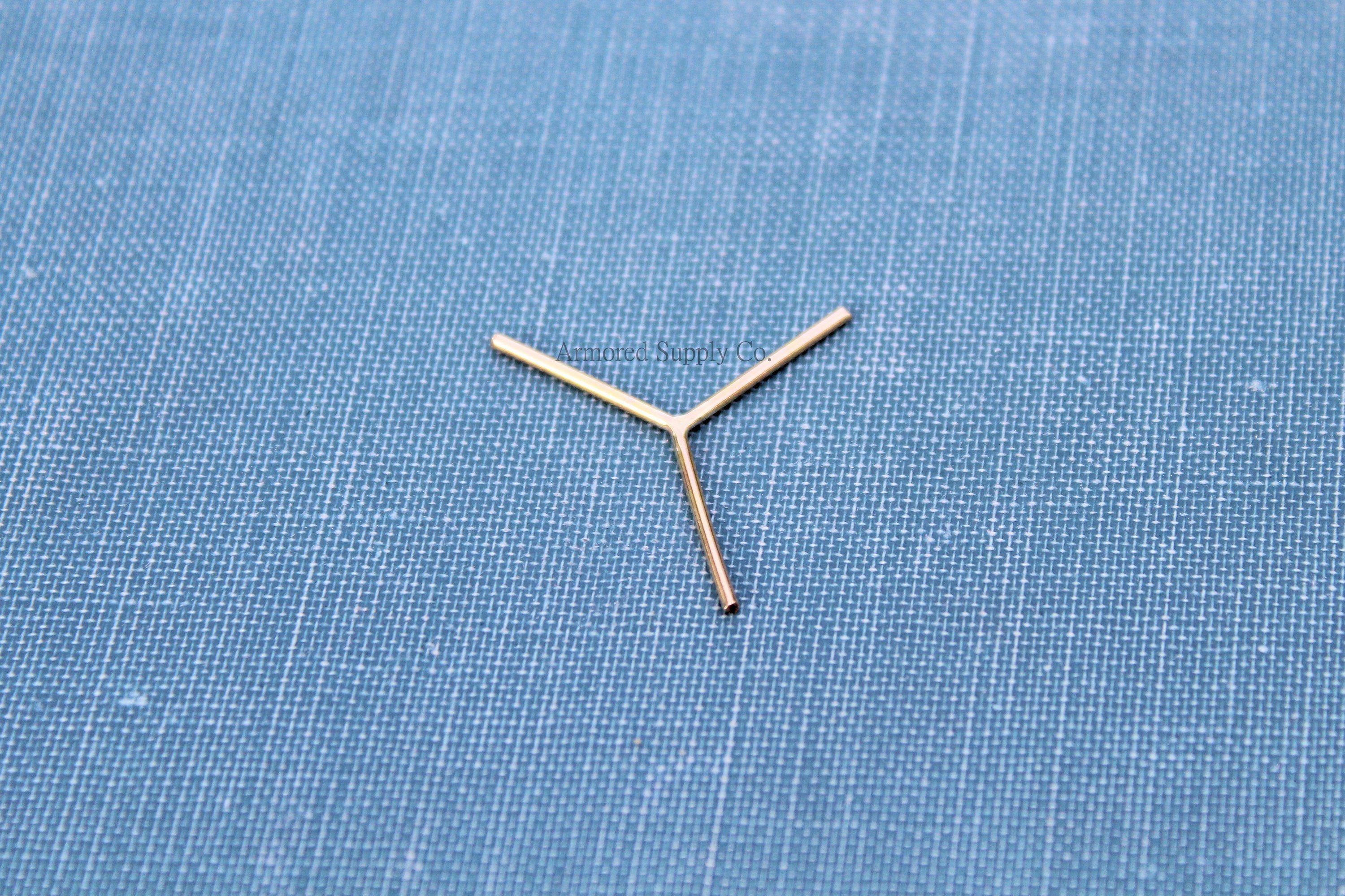 Gold 3 Prong Claw Only Blank Raw Stone Setting, Raw Stone Blank, Wholesale Blanks, Pendant, DIY Jewelry, Silver Blanks, Jewelry Supplies