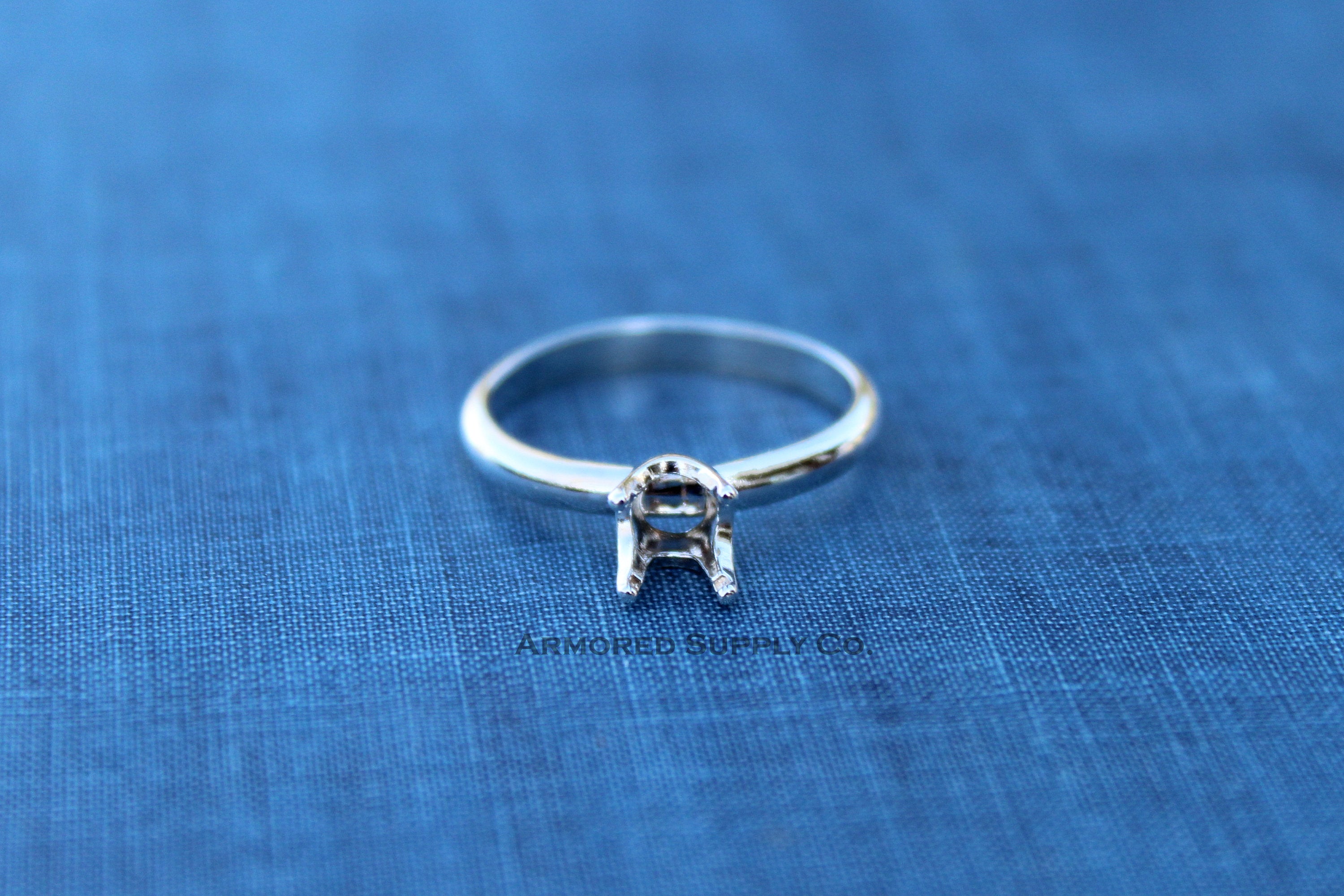 4mm Faceted Bezel Classic Ring blank, Faceted Stone Ring, Setting Ring, DIY jewelry supplies, build your ring, wholesale jewelry, diy ring