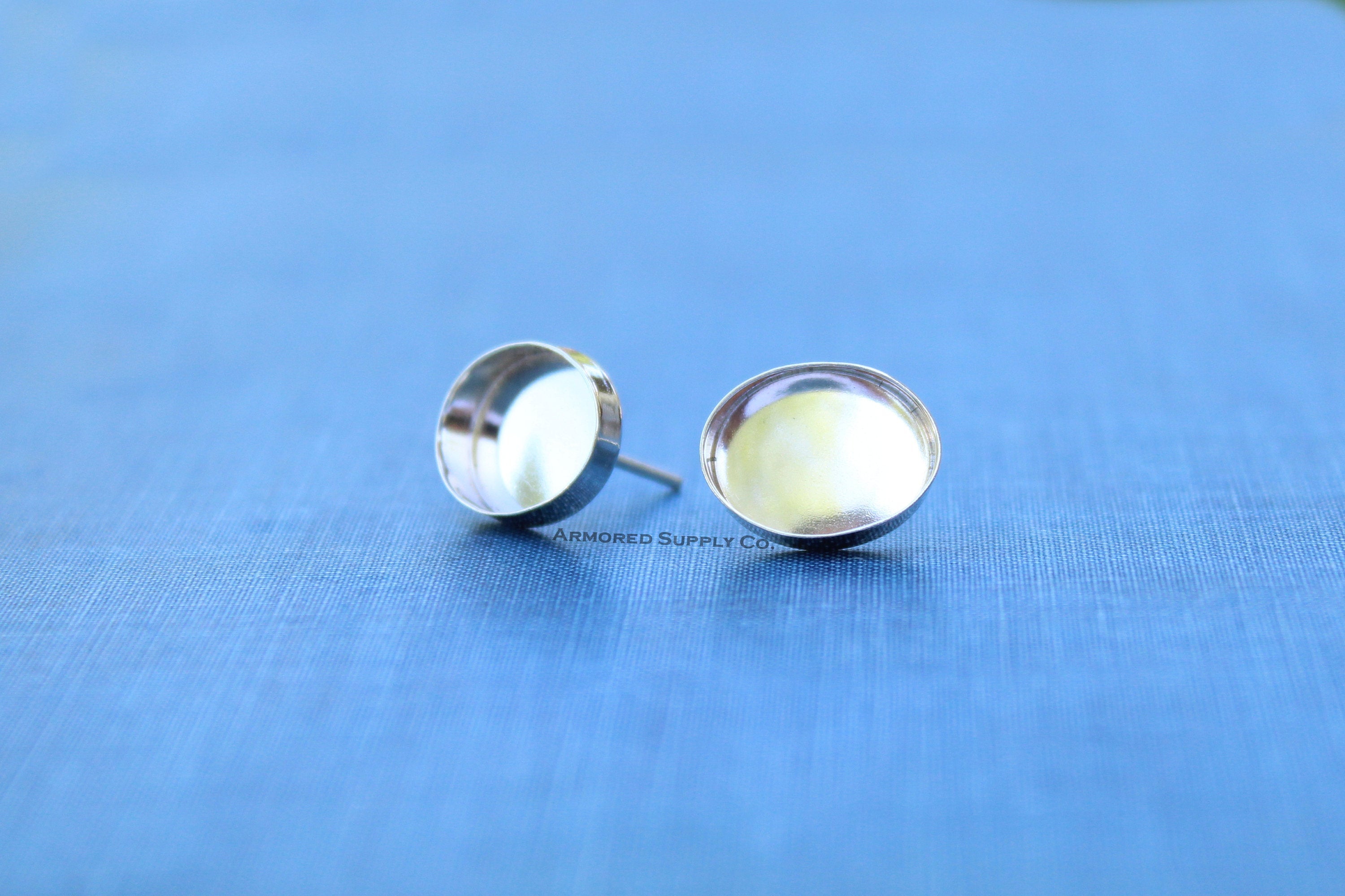 6x4mm Stud Earring Blanks, Blank Stud Settings, Wholesale Blanks, Silver Earrings, Earrings, DIY Jewelry, Silver Blanks, Jewelry Supplies