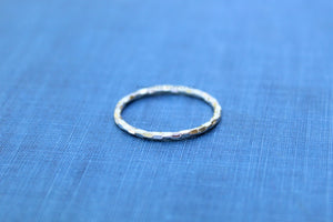 Checkered Stacking Ring, Sterling Silver Stacker Ring, Wholesale Ring, Blank Band Ring, Silver Ring, Design Your Ring, DIY Jewelry, Gold