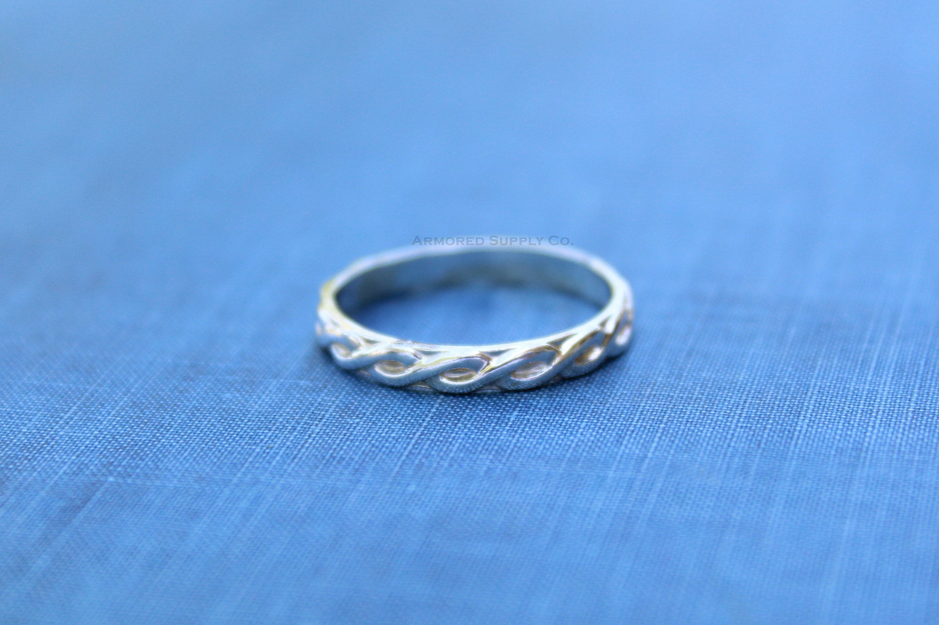 Infinity Band Stacking Ring, Sterling Silver Stacker Ring, Wholesale Ring, Blank Band Ring, Silver Ring, Design Your Ring, DIY Jewelry, Gold