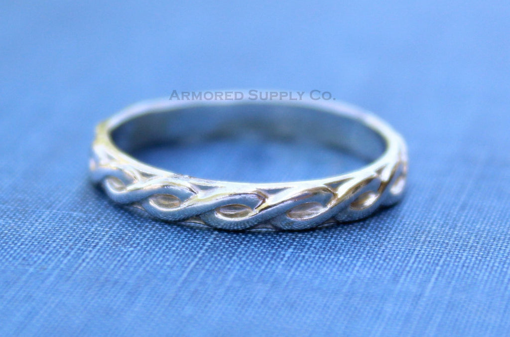 Infinity Band Stacking Ring, Sterling Silver Stacker Ring, Wholesale Ring, Blank Band Ring, Silver Ring, Design Your Ring, DIY Jewelry, Gold