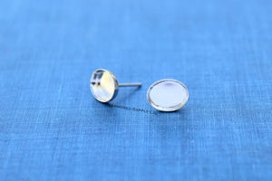 6x4mm Stud Earring Blanks, Blank Stud Settings, Wholesale Blanks, Silver Earrings, Earrings, DIY Jewelry, Silver Blanks, Jewelry Supplies
