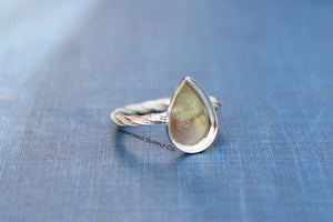 Plain Pear Tear Drop Bezel Cup Ring blank, Cabochon Bezel, cab Resin, Breast Milk, DIY jewelry supplies, build ring, wholesale jewelry