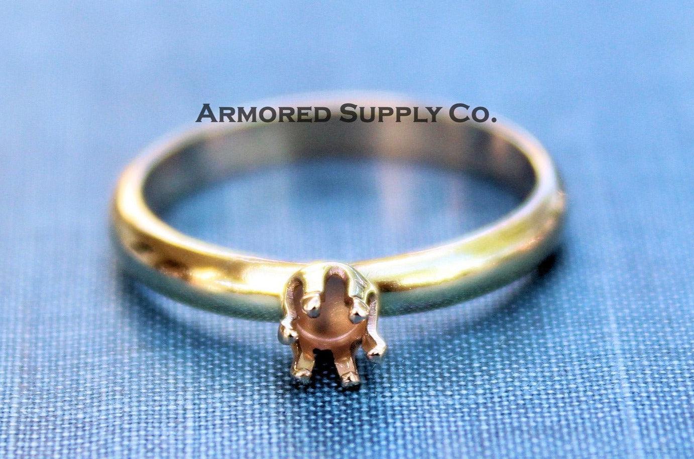 Gold Filled 3mm Snap In Bezel Ring blank,Half Round Ring Band, Breast Milk DIY ring, DIY jewelry supplies, wholesale jewelry, diy ring blank
