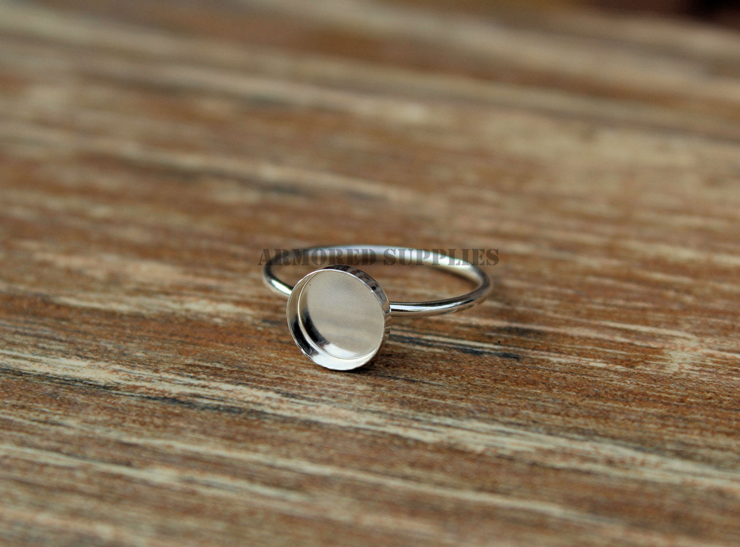 8mm Bezel Cup Ring blank, Round Cabochon, Cab Resin Glue Pad Breast Milk, DIY jewelry supplies, build your ring, wholesale jewelry, diy ring